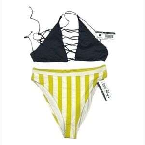 Dippin' Daisy's two piece bikini swim suit set size small